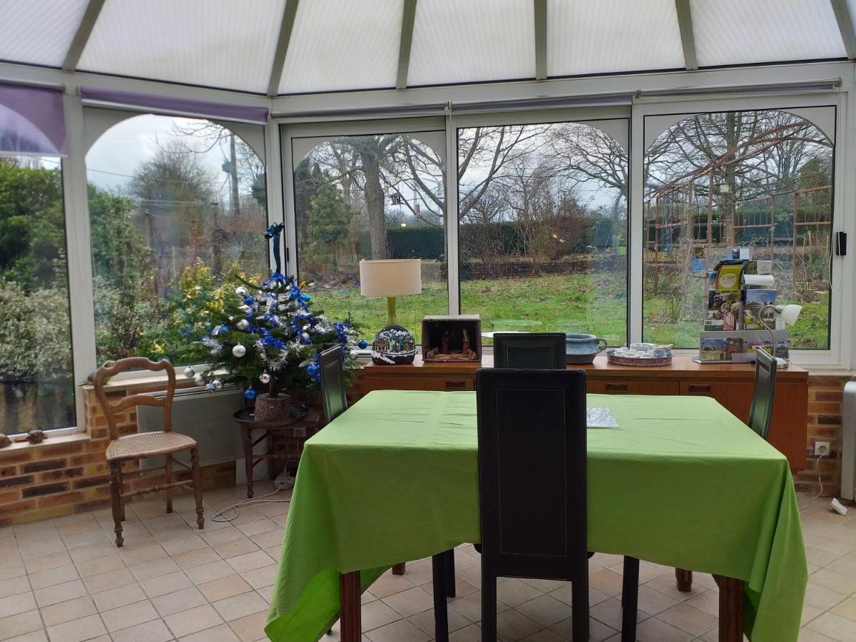 Ma Maison Bleue Saint-Brice-sous-Ranes エクステリア 写真